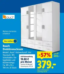 Lidl Rauch drehtürenschrank modell „kemi“ Angebot