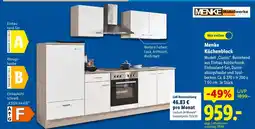 Lidl Menke möbelwerke menke küchenblock modell 'classic' Angebot