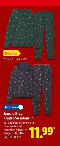 Lidl Esmara kids kinder-sweatanzug Angebot