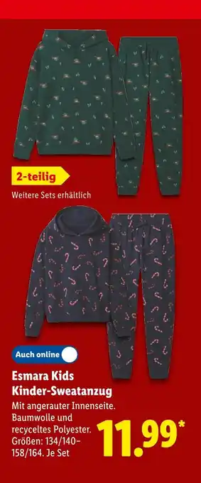 Lidl Esmara kids kinder-sweatanzug Angebot