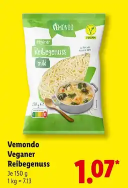 Lidl Vemondo veganer reibegenuss mild Angebot