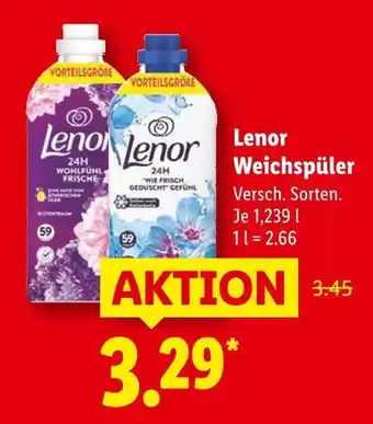 Lidl Lenor weichspüler Angebot