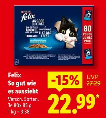 Lidl Felix so gut wie es aussieht Angebot