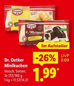 Lidl Dr. oetker 4x zitrone minikuchen Angebot