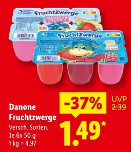 Lidl Danone fruchtzwerge Angebot