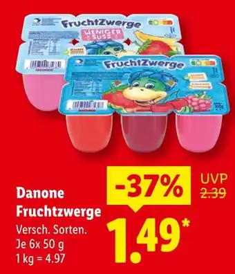 Lidl Danone fruchtzwerge Angebot