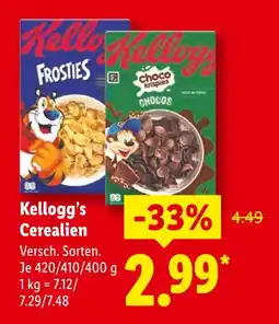 Lidl Kellogg's frosties Angebot