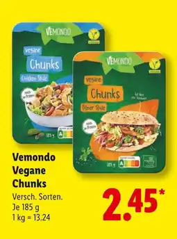 Lidl Vemondo vegane chunks chicken style Angebot