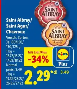 Lidl Saint agur/ chavroux Angebot