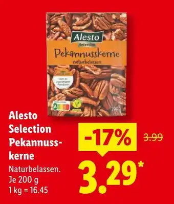Lidl Alesto selection pekannusskerne Angebot