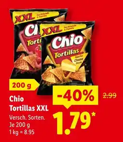 Lidl Chio tortillas xxl Angebot