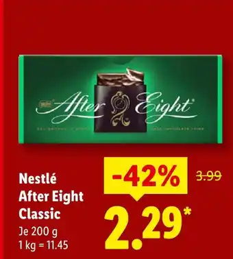 Lidl Nestlé after eight classic Angebot