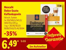 Lidl Nescafé dolce gusto kaffeekapseln Angebot