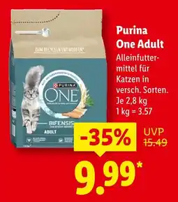 Lidl Purina one adult Angebot