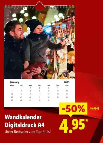Lidl Wandkalender digitaldruck a4 Angebot