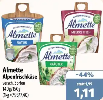 Aktiv Irma Almette Alpenfrischkäse Angebot