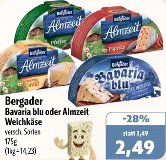 Aktiv Irma Bergader Bavaria blu oder Almzeit Weichkäse Angebot