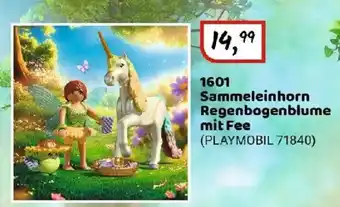 Idee+Spiel playmobil Sammeleinhorn Regenbogenblume mit Fee Angebot