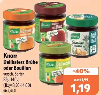 Aktiv Irma Knorr Delikatess Brühe oder Bouillon Angebot