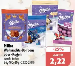 Aktiv Irma Milka Weihnachts-Bonbons oder -Kugeln Angebot