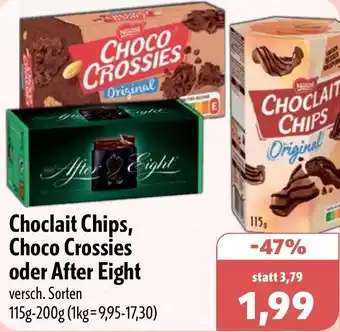 Aktiv Irma Choclait Chips, Choco Crossies oder After Eight Angebot