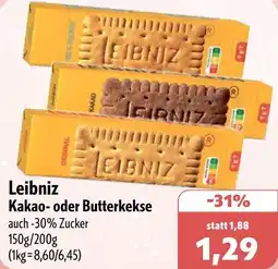 Aktiv Irma Leibniz Kakao- oder Butterkekse Angebot