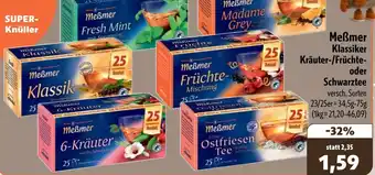 Aktiv Irma Meßmer Klassiker Kräuter-/Früchte- oder Schwarztee Angebot