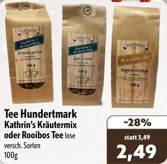Aktiv Irma Tee Hundertmark Kathrin's Kräutermix oder Rooibos Tee Angebot