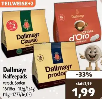 Aktiv Irma Dallmayr Kaffeepads Angebot