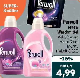 Aktiv Irma Perwoll renew Waschmittel Angebot
