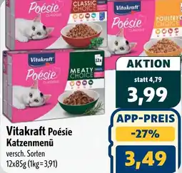 Aktiv Irma Vitakraft Poésie Katzenmenü Angebot