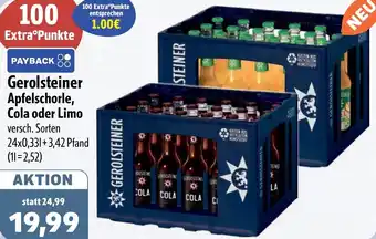 Aktiv Irma Gerolsteiner Apfelschorle, Cola oder Limo Angebot