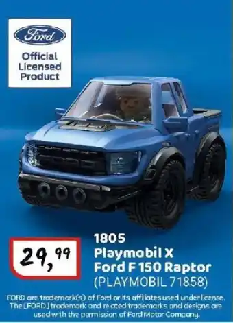 Idee+Spiel playmobil 1805 Playmobil x Ford F 150 Raptor Angebot