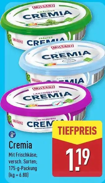 Aldi Nord MILSANI Cremia Angebot