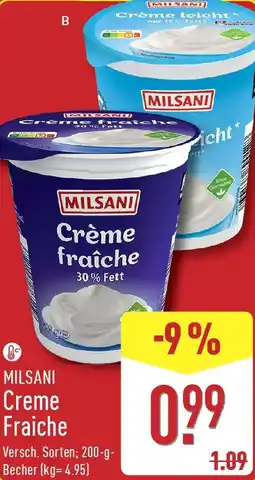 Aldi Nord MILSANI Creme Fraiche Angebot