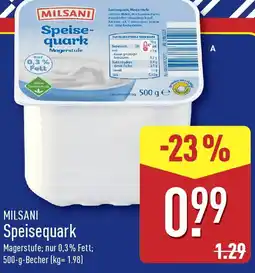 Aldi Nord MILSANI Magerstufe Angebot