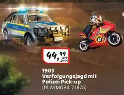 Idee+Spiel playmobil CITY ACTION 1903 Verfolgungsjagd mit Polizei Pick-up Angebot