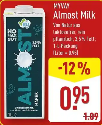 Aldi Nord MYVAY Almost Milk Angebot