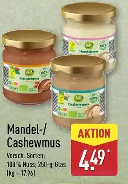 Aldi Nord Mandel-/ Cashewmus Angebot
