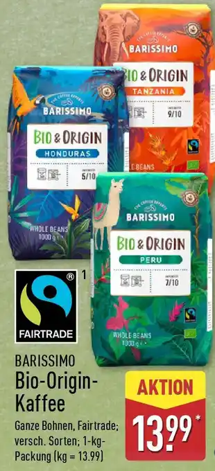 Aldi Nord BARISSIMO Bio-Origin- Kaffee Angebot