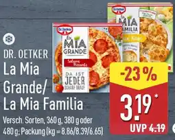 Aldi Nord DR. OETKER La Mia Grande/La Mia Familia Angebot
