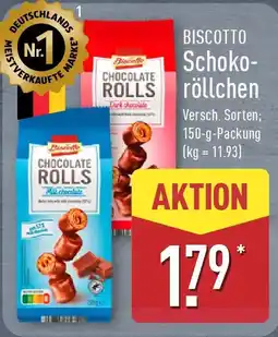 Aldi Nord BISCOTTO Schokoröllchen Angebot
