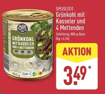 Aldi Nord SPEISEZEIT Grünkohl mit Kasseler und 4 Mettenden Angebot