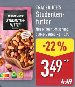 Aldi Nord TRADER JOE'S Studentenfutter Angebot