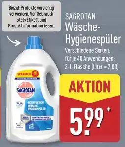 Aldi Nord SAGROTAN Wäsche Hygienespüler Angebot