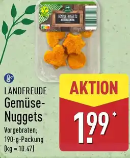 Aldi Nord LANDFREUDE Gemüse- Nuggets Angebot