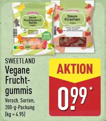 Aldi Nord SWEETLAND Vegane Fruchtgummis Angebot