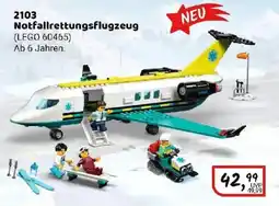 Idee+Spiel LEGO CITY 2103 Notfallrettungsflugzeug (LEGO 60465) Angebot