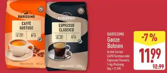 Aldi Nord BARISSIMO Ganze Bohnen Angebot