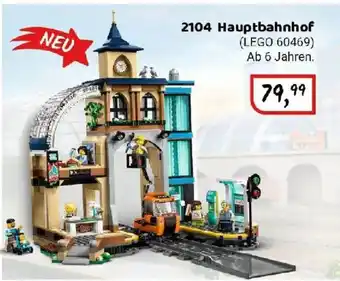 Idee+Spiel LEGO CITY 2104 Hauptbahnhof (LEGO 60469) Angebot